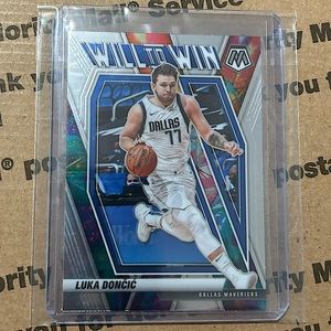 Luka Doncic ‘21 Mosaic “Will To Win” Insert Card No. 12